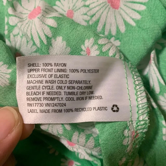 RIXO for TARGET Daisy Long Sleeve Swing Dress‎ in Green Daisy - Picture 5 of 5